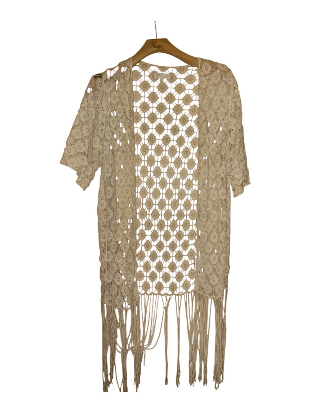 Rebellion crocheted kimono style cover up